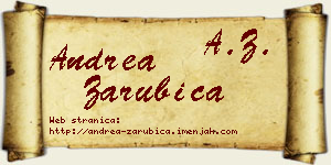 Andrea Zarubica vizit kartica